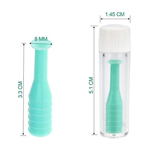 TANCUDER 6 PCS Ventouse pour Lentilles de Contact avec Étui de Protection,Ventouse pour Lentille Rigide en Silicone Outil pour Enlever les Lentilles de Contact pour Lentilles de Contact Rigides RGP - Image 3