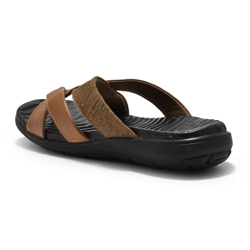 Image of Woodland Men's Leather Slippers