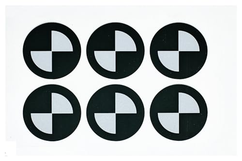 JCKJEDAT 3D Tracking Dot Reference Point Markers, Positioning Targets for Industrial Consumer 3D Scanner for Accurate Tracking(in 25 Out 35(18))