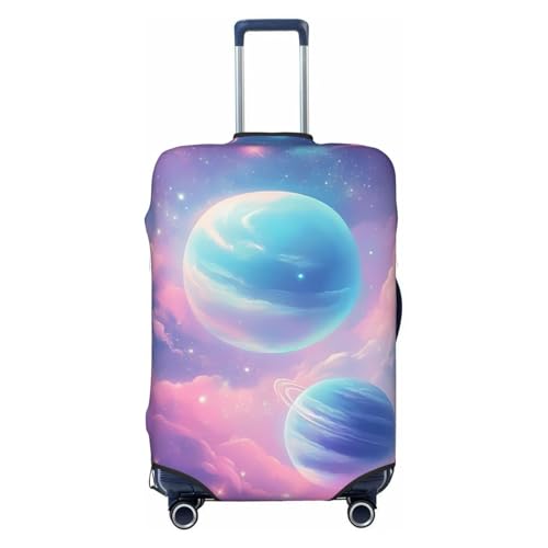Galaxy Texture Elastic Travel Luggage Cover, Washable Spandex Suitcase Protector, Anti-Scratch Fits 18-32 Inch