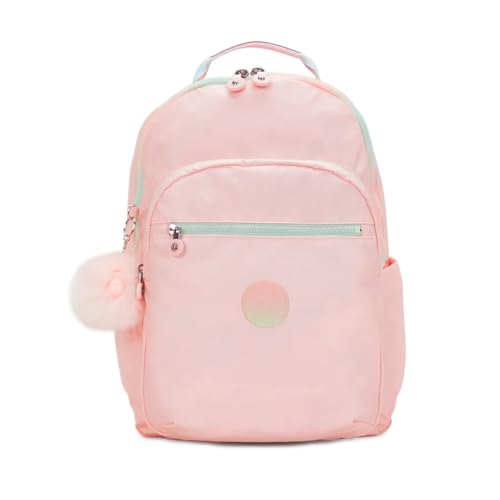 Mochila Kipling Seoul College Blush Metallic