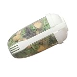 Riuulity Taza de Ensalada Recipiente de Ensalada Versátil para Viajes que Promueve un Estilo de Vida Saludable 1000 Ml