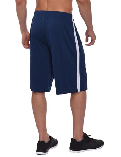 Image of BALEAF Men's Athletic Basketball Shorts Training Workout Zipper Pockets