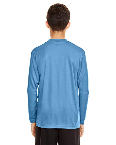 Team 365 Youth Zone Performance Long-Sleeve T-Shirt S SPORT LIGHT BLUE3