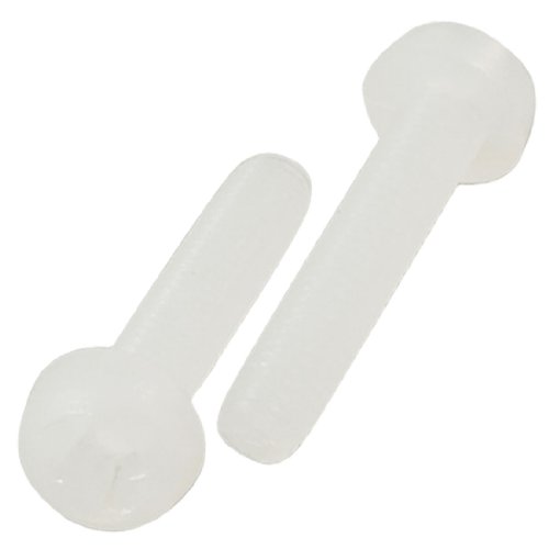 Aexit 10 Pcs Nuts 15mm Length 3mm Thread Diameter Phillips Cross Head Panel Nuts Plastic Screws