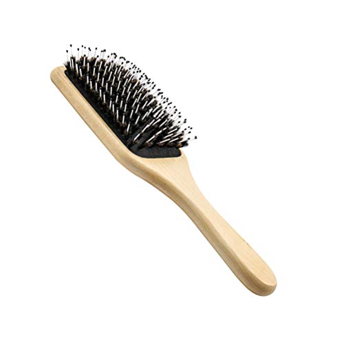 Hair Brush Boar Bristle Paddle Brush Texture Brush Hair Detangling Hair Tools for Women Men and Children for Reduce Frizz Dry