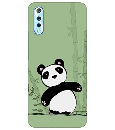Pattern Creations Designer Panda Printed Back Case Cover for Vivo S1 / Z1X (Multicolor,Hard Plastic)