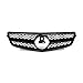 Kratka zderzaka Przednia Górna Kratka Grilla Samochodu Dla Mercedesa Dla Benz C Klasa W204 C180 C200 C300 C350 2008-2014 Przedni grill samochodu (Color : C-Glossy-Black)