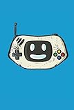  Gaming Cartoon: Gaming Pad Gamer Vintage Konsole Videospiele Geschenke Notizbuch liniert (A5 Format, 15,24 x 22,86 cm, 120 Seiten)