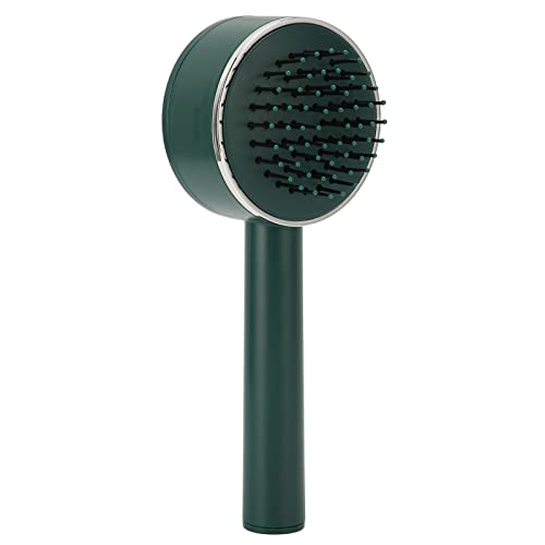 Brosse à cheveux à palette, démêlage facile, dents souples, Massage du cuir chevelu, poignée confortable, peigne vert