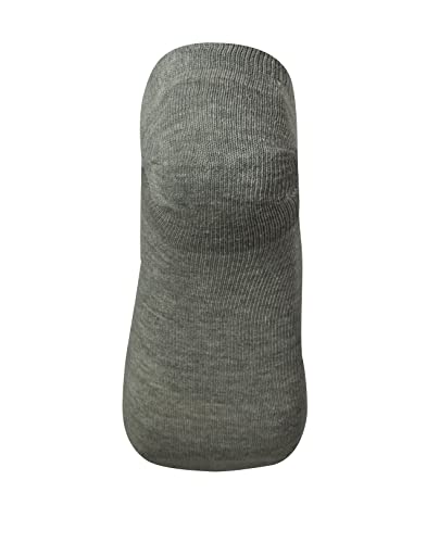 Meia Kit 3 Cano Invisivel, Masculina, New Balance, Branco/Preto/Cinza Mescla, 39-42