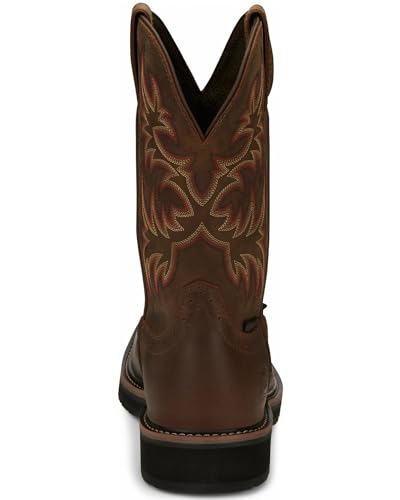 Justin Men's Driller 11'' Square Toe Work Boot4