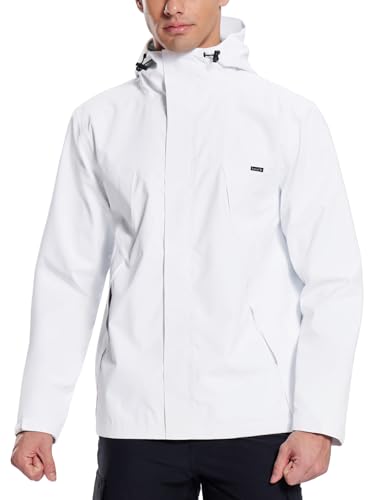 baleaf Regenjacke Herren Wasserdicht Atmungsaktiv Wanderjacke Outdoorjacke...