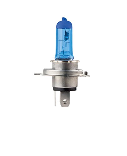 Image of PHILIPS HS1 12636DVB1 Diamond Vision Moto Halogen Bulb (12V, 35 /35W) | Silver and Clear | Set of 1