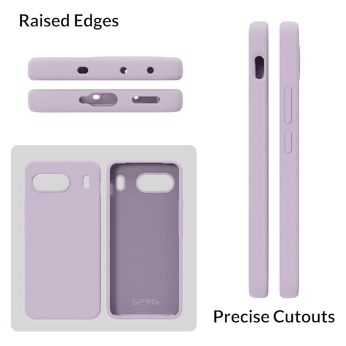 Image of SPRIG Compatible with OnePlus Nord 4 Premium SilkTone Back Cover Drop Tested Shock Proof Mobile Case for Men, Women, Boys and Girls with Camera Protection (Lilac)