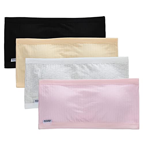 LICHENGTAI Sujetador Bustier para Niñas, Sujetadores de Algodón