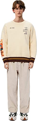 Image of Aelfric Eden Neon Color Block Knit Sweater Casual Oversized Pullover