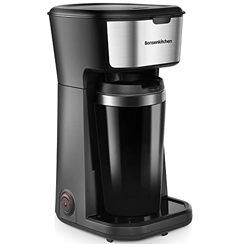 Bonsenkitchen Mini 2 In 1 Coffee Maker Machines