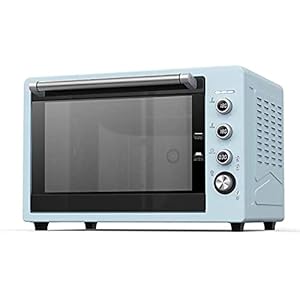 Mini Oven,Aanrecht Broodrooster Oven 62L Instelbare Temperatuur Timer Dubbele Glazen Deur Elektrische Oven.