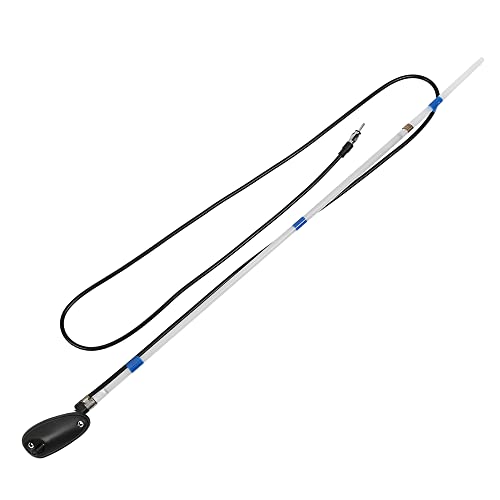 X AUTOHAUX Car Power Antenna Radio AM FM Signal Antenna Mast Aerial Retractable Replace 39150-S01-A02 for Honda Civic 92-00 Black