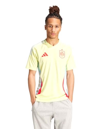 adidas FEF A JSY Camiseta (Manga Corta), Amarillo, L Hombres