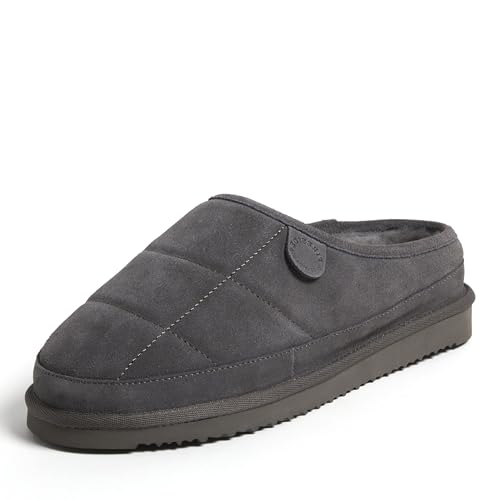 Image of Fireside by Dearfoams Men's Grafton Shearling Indoor /Outdoor Clog