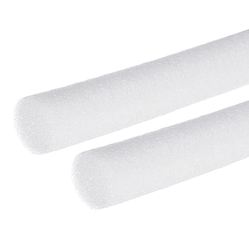 Image of PATIKIL 1-2 /5 Inch x 7 Feet Backer Rod for Gaps and Joints, 2 Roll Foam Rope Caulk Crack Joint Filler Roll Seal Weather Strip for Home Construction Car, White
