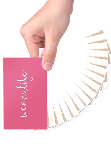 Image of WENNALIFE Hair Extension Tape Tabs Clear Double-Sided, 180 Pcs