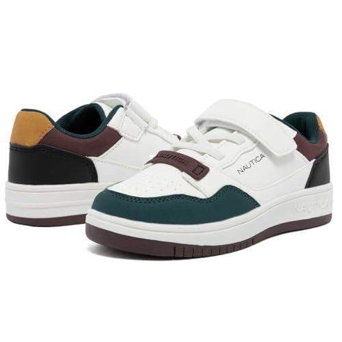 Image of Nautica Kids Adjustable Strap Shoes | Comfortable Casual Sneakers for Boys and Girls, Toddlers & Little Kids