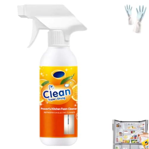 Limpiador En Aerosol Potente For Cocina, Limpiador En Espuma Multiusos De Alta Resistencia, Limpiador Multiusos For Refrigeradores, Desengrasante Espumoso For Limpiar Manchas(1PCS)
