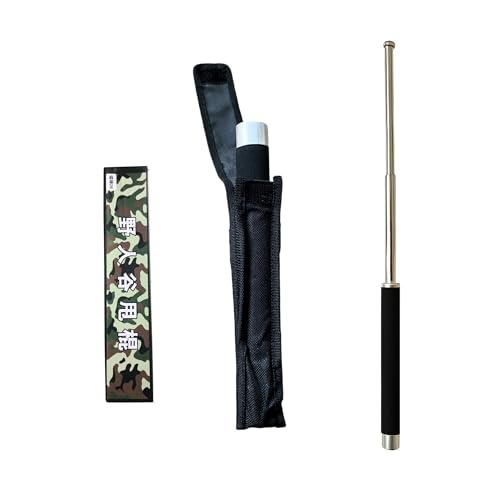 Image of Wissel Self Defence Stick | Extendable Safety Stick for Men and Women | Camping with Comfortable Grip | Anti Slip | Foldable (Pack of 1)
