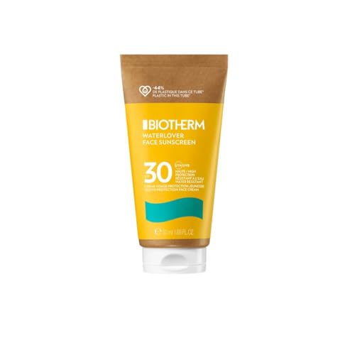 BIOTHERM 90308 Waterlover Protector Solar Facial SPF30 50ml for Adults, Made for Everyday use, 50ml, spf30