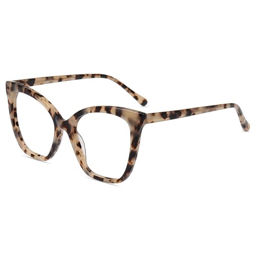 Image of Firmoo Butterfly-shaped Blue Light Blocking Glasses for Women, Oversized Stylish Computer Glasses Lightweight Eyewear