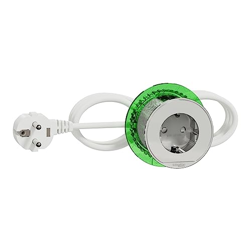 Module bureau schuko blanc au design épuré et finitions haut de gamme - 2