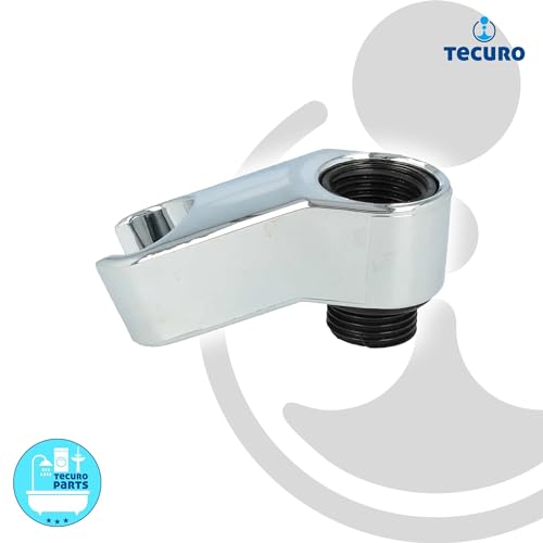 Shower Holder for mounting on Fittings Chrome-Plated Plastic, Silver - Image 3