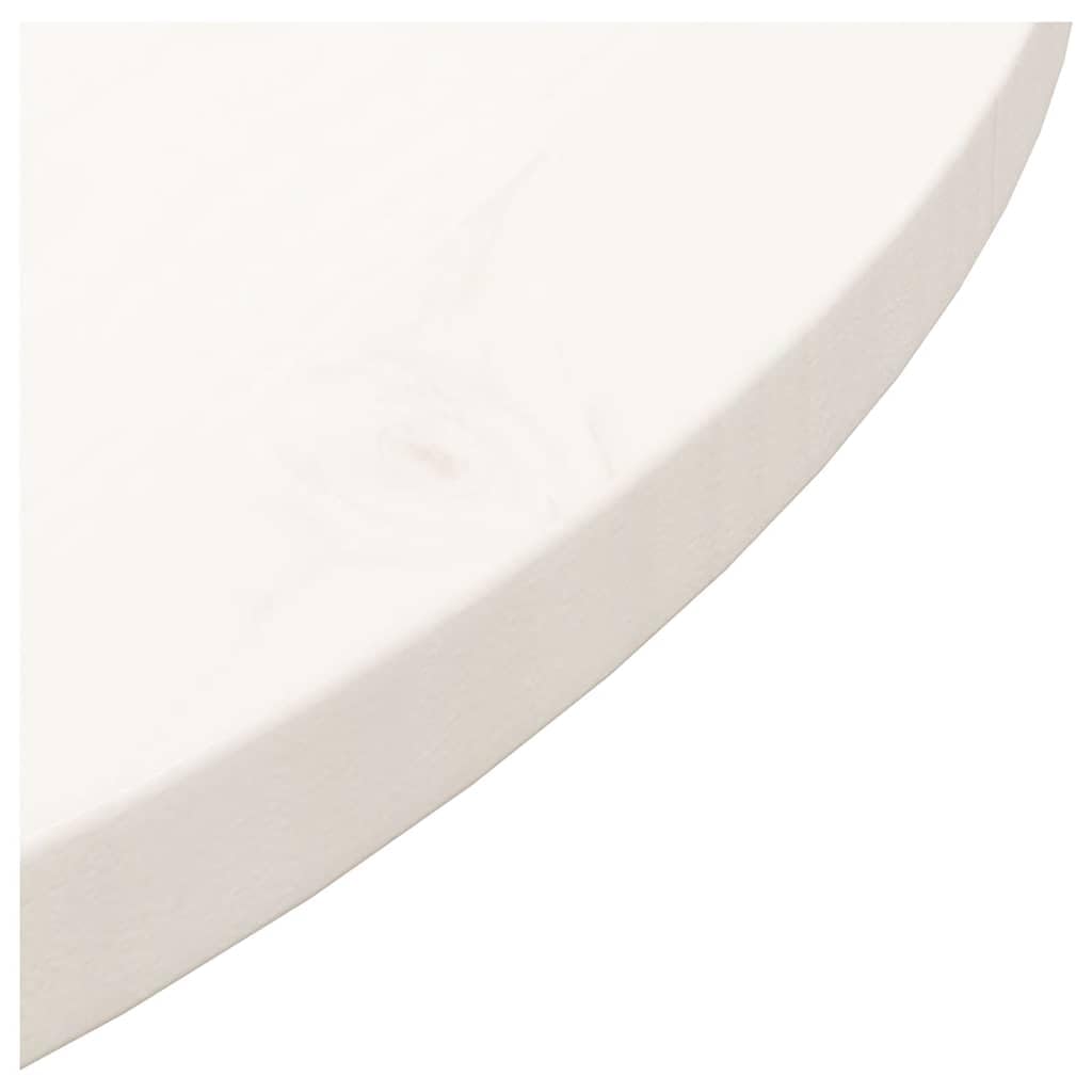Tablero blanco Ø70 x 2,5 cm madera maciza de pino tablero de madera maciza DIY proyectos de madera natural mesa para escritorio mesa de comedor