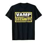 Halloween Adult Costume Vamp Security Dad Mom T-Shirt