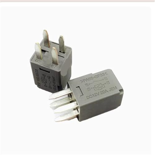 Relais 12 V CC 20 A PA66-GF33 anti-surchauffe pour connectique défaillante 4 broches