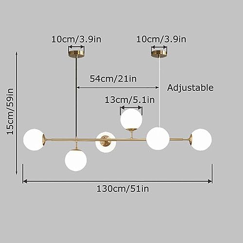 Moddeny 6 luci E27 Lampadario moderno Nord Europa