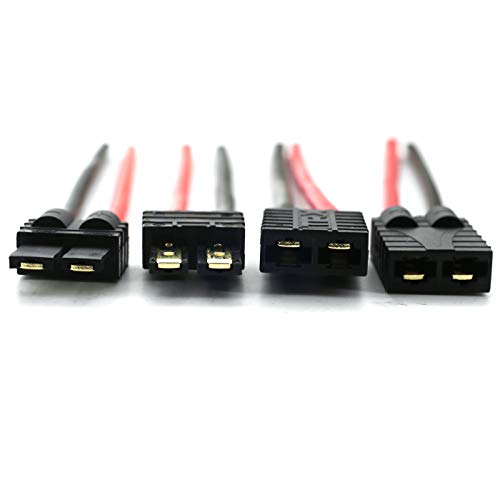 DEVMO 2 pares conectores TR-X macho/hembra cable 14awg 10cm miniatura 2