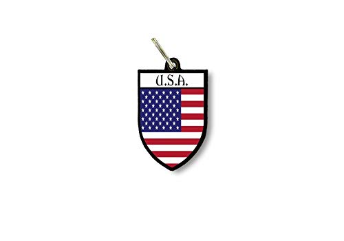 Porte cles clefs cle Drapeau Collection Ville Blason USA Etats Unis americain
