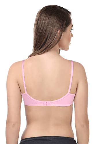 Image of INNER TOUCH Women's Cotton Non-Padded Bra (Pack of 3)