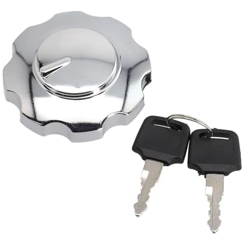 Secure Aluminum Alloy Motorcycle Fuel Cap Cover