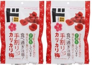 【２袋セット】手割り カリカリ梅 150g × 2袋 ドン・キホーテ 情熱価格 大容量のサムネイル