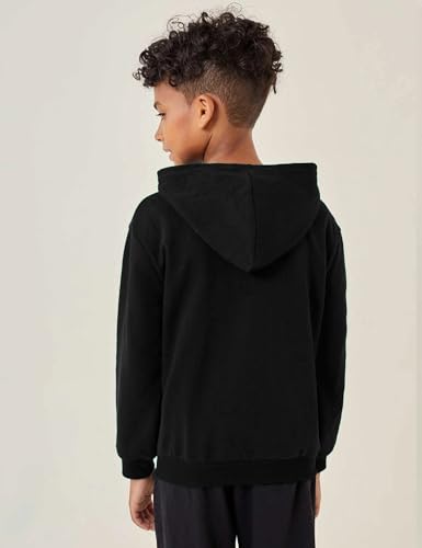 Image of Arshiner Unisex Kids Soft Pullover Hooded Sweatshirt with Pocket Basic Hoodies Sportswear Age 4-13 Years