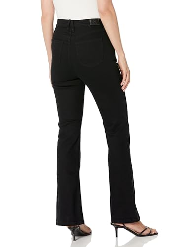 Anne Klein Women's Seamed High Rise Fly Front Pkt Boot Cut Denim Pant2