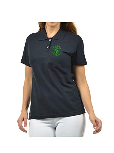 Camisa Polo Feminina Simbolo Medicina Veterinária Bordado