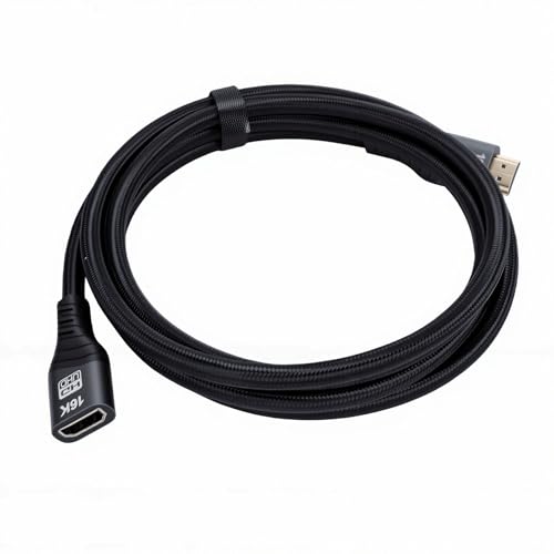Cable HDMI 16K hembra a macho extensor de interfaz multimedia 2.2 Topiky 96 Gbps 2