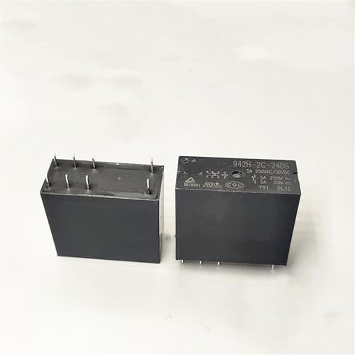 Relé 942H-2C-12DS de 12V evita fallos de energía en circuitos de control y placas impresas