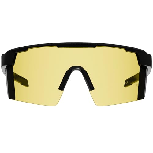Image of WISTON XL Z87 Sunglasses for Big Wide Heads Men Women,TR90 Ultralight UV400 Protection Sun Glasses Z8224